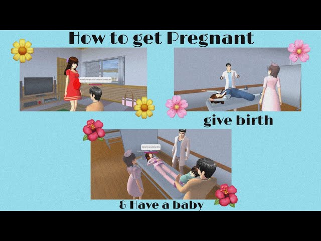 How to get pregnant, give birth & Have a baby in Sakura school simulator | YanOfficial