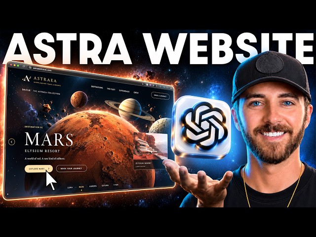 How to Build Cinematic 3D Websites in Minutes with GPT-6 Astra (Full Tutorial)
