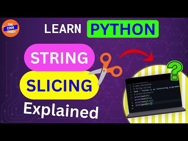 Python String Slicing Explained (Start, Stop, Step, Negative Indexing) | Full Tutorial 