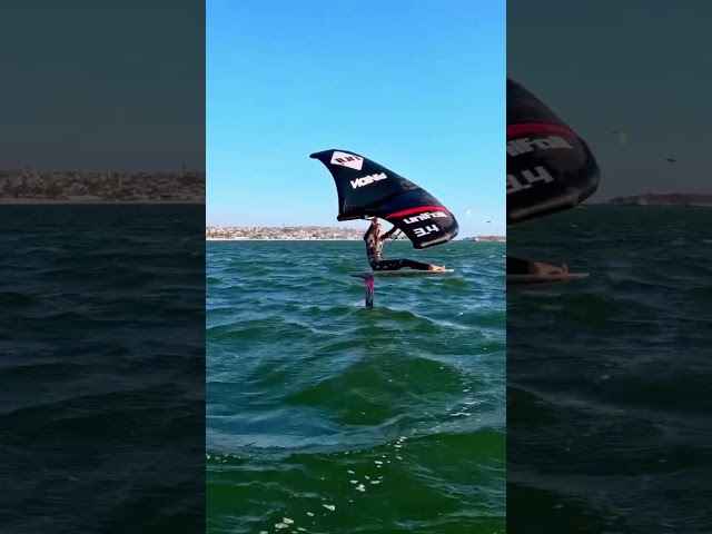 So much fun here 🇿🇦 #kitesurf #sailingfamily #wingfoiling