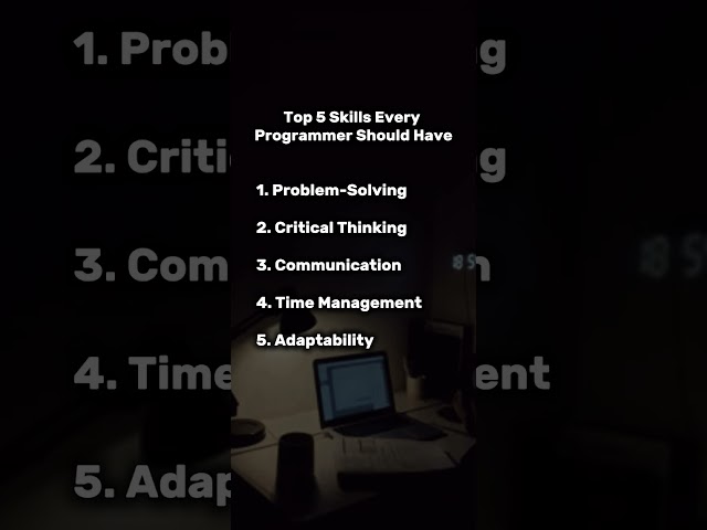 Top 5 Skills Every Programmer Should Have #shorts #programming #teamwork