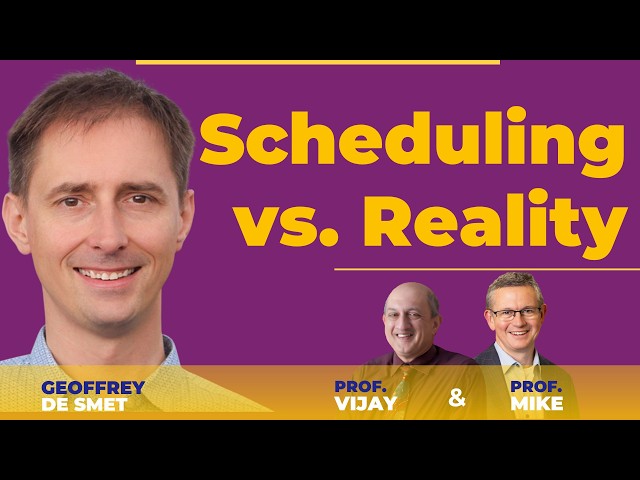 #34 Geoffrey De Smet: Solving Real-Time Scheduling Problems