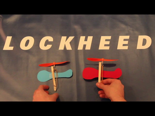 Rubber Band Helicopters - Lockheed Martin (HANDS-ON ACTIVITY)