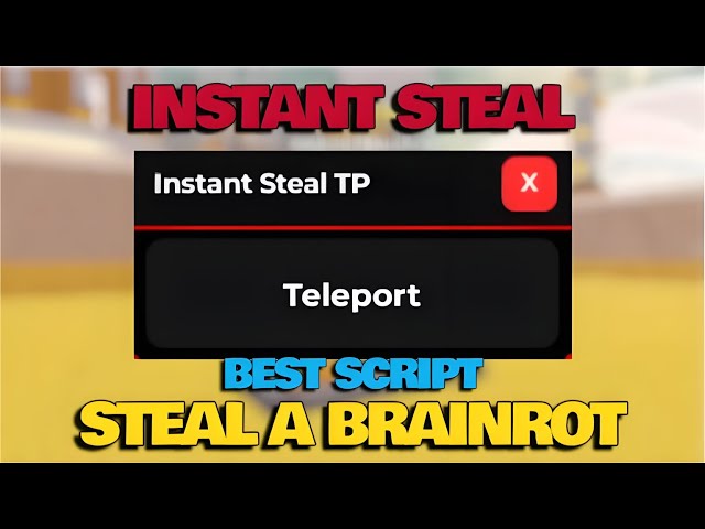 Steal A Brainrot Script - INSTANT STEAL, FLASH TP, SERVER LAGGAR, SPEED BOOST, BRAINROT SPAWNER