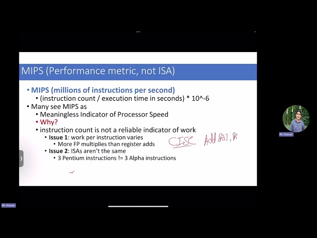 Computer Architecture | (4) Performance