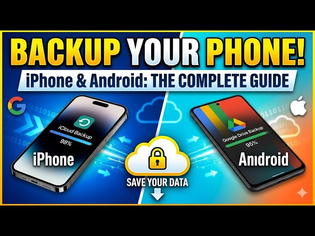 Comprehensive Guide to Backing Up iPhone and Android Devices! #TechTips #iPhoneBackup #AndroidTips