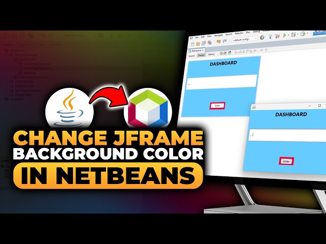 How To Change JFrame Background Color in NetBeans (𝟮𝟬𝟮𝟲) | 100% WORKS | NO Yapping | FAST & EASY