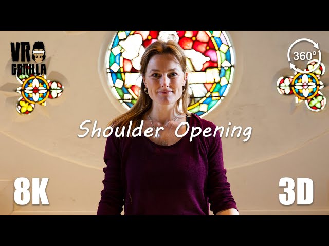 Yoga VR - Shoulder Opening with Anna (Teaser) - 8K 360 3D Video