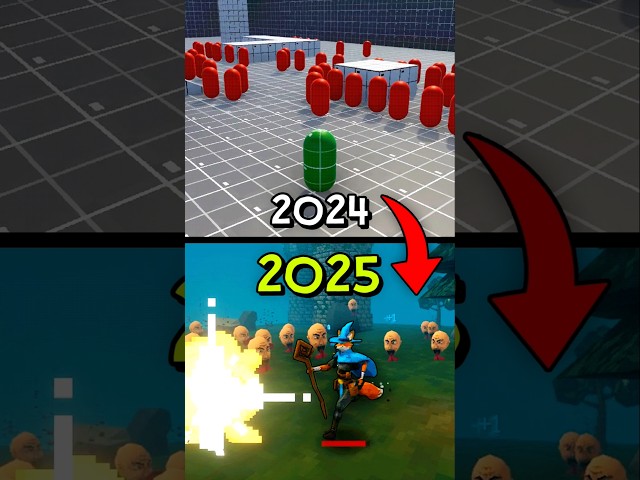 How it started vs how it's going  #gaming #gamedev