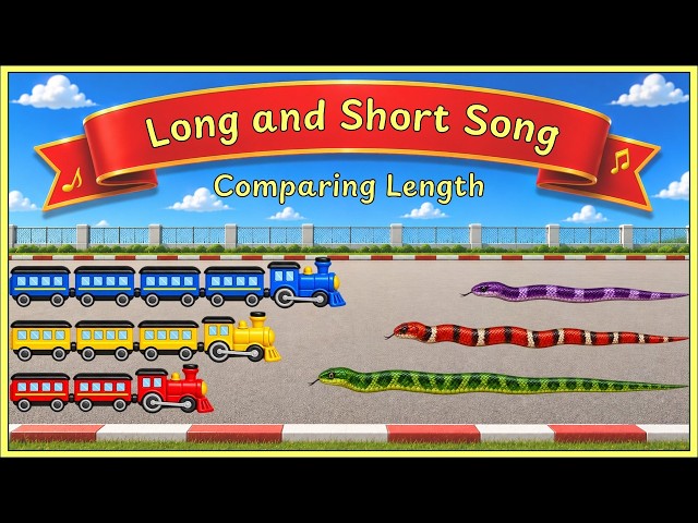 Long and Short Song | Comparing Length Song for Kids