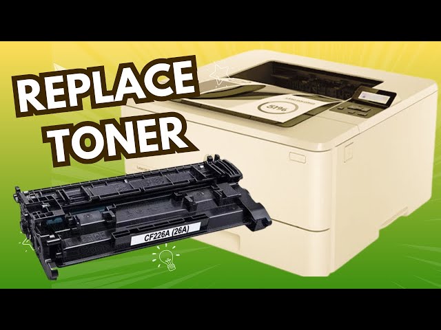 How to Replace Toner Cartridge for HP Laserjet Pro M404dw