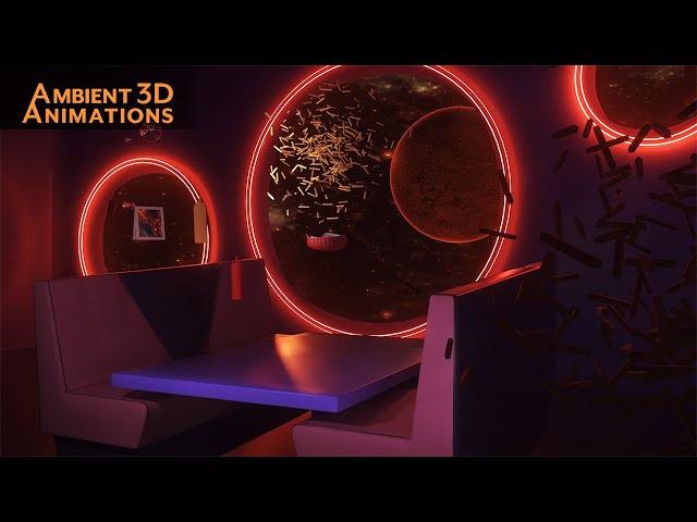 Cyberpunk Space Diner Ambiance
