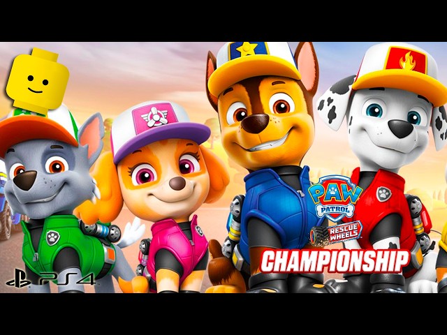 PAW Patrol Rescue Wheels Championship The Videogame: All Cups | US English | PS4 Gameplay
