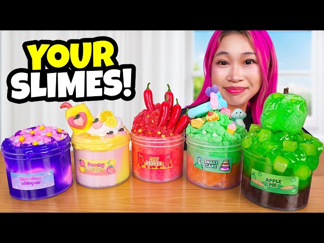 We Made YOUR Slime Ideas Again! (and sent you free slimes)