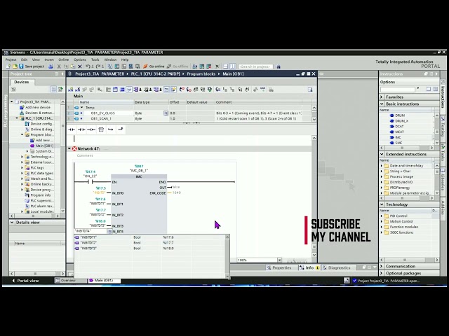 TIA PORTAL TUTORIAL STEP BY STEP FOR BEGNINNERS PART-21