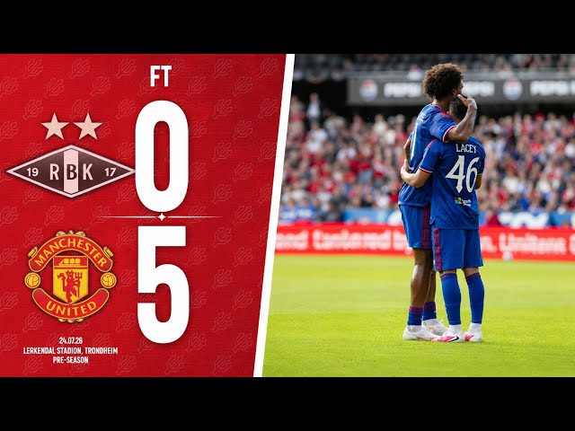 Manchester United vs Rosenborg (0-5) FULL HIGHLIGHTS | Lacey, Zirkzee,Devaney,Amass & Williams Goals