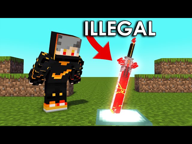 Why I Am Collecting ILLEGAL SWORDS In Minecraft SMP...
