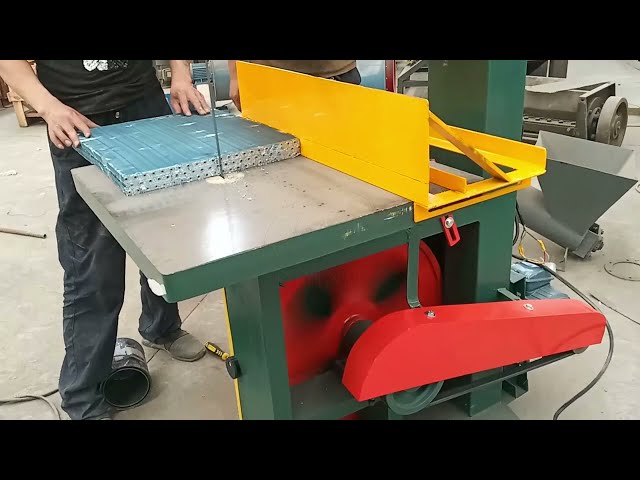 How to Cut and Separate Copper Aluminum Radiators | Radiator Separator Machine