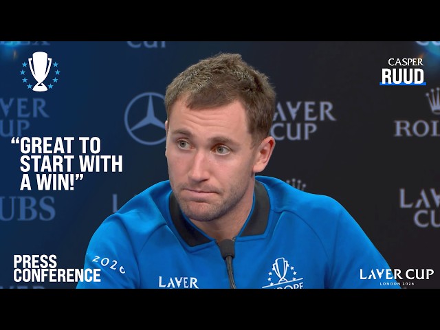 Casper Ruud Press Conference | Laver Cup 2026 Match 1