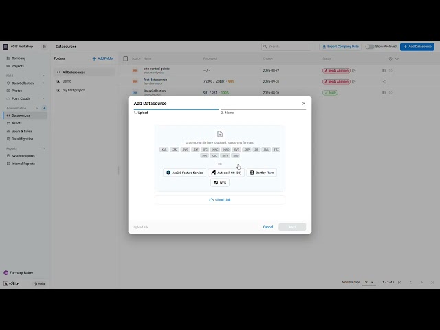 How to Upload Autodesk Construction Cloud Vector Data to vSite
