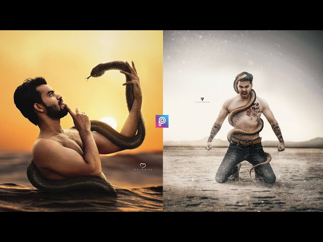 Picsart Snake concept photo manipulation tutorial 2020 | picsart creative photo editing tutorial