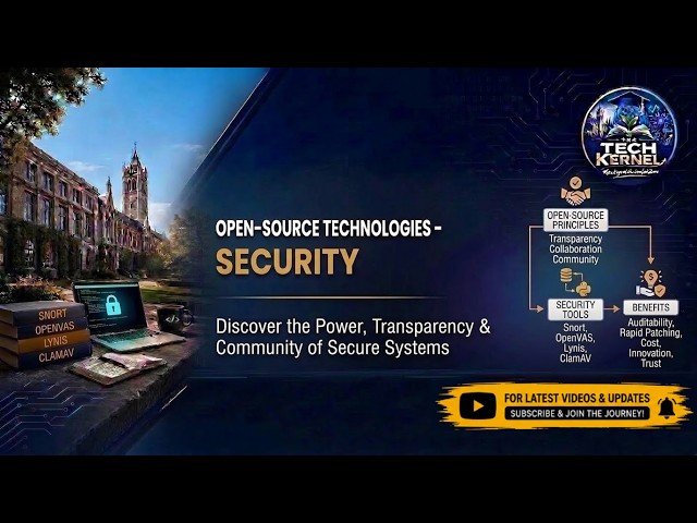 Security | Protect Applications, Data & Infrastructure | Open-Source Technologies | The Tech Kernel