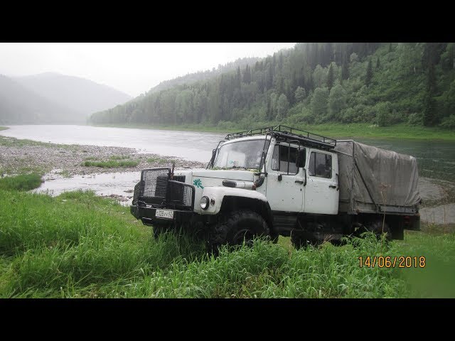 Газ 3308 #86 14.06.2018 прошли брод