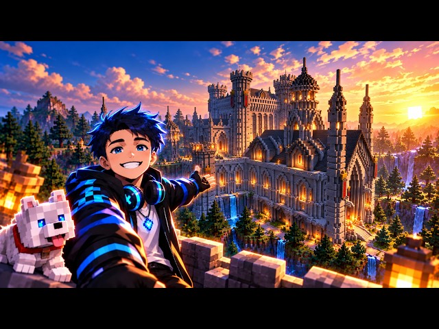 🔴Building Castle My BIGGEST Project Yet... 🏰 | Pookie SMP LIVE