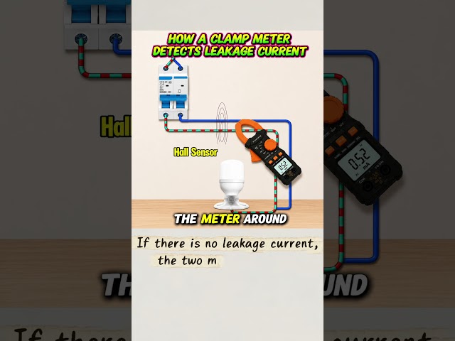 How a Clamp Meter Detects Leakage Current in Seconds | 99% People Use a Clamp Meter WRONG!
