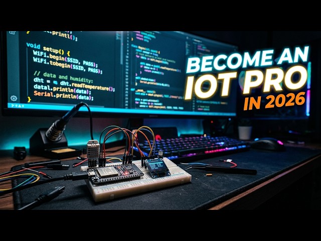 How to Become an IoT Developer in 2026 (Full Roadmap)  #IoT #EmbeddedSystems #ESP32