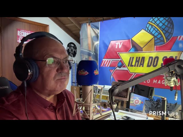 Programa nos estudios do Canal Ilha do Sol TV