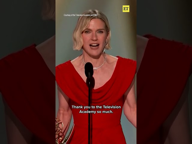 Rhea Seehorn took home her first #Emmy for her role in 'Pluribus.' 👏 #rheaseehorn