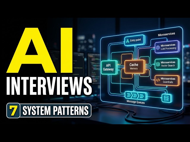 7 System Design Patterns for AI & Software #systemdesign #aiinterviews #softwareengineering