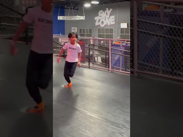 I can almost do a front flip