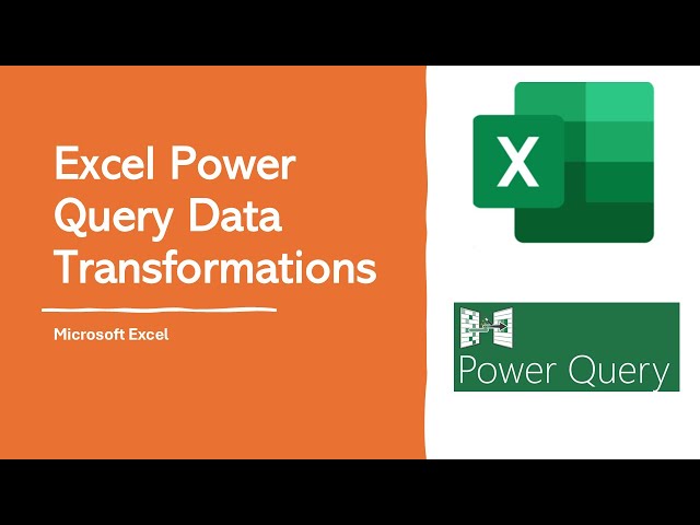 Excel Power Query Data Transformations | Microsoft Excel