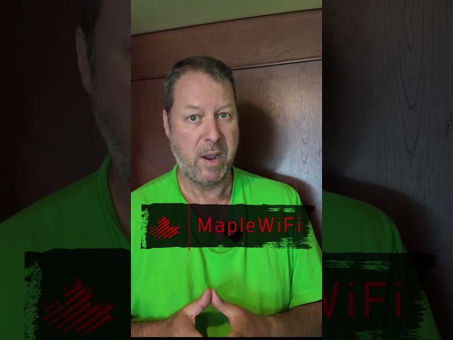 How we stay connected in our RV - MapleWifi explained #shorts