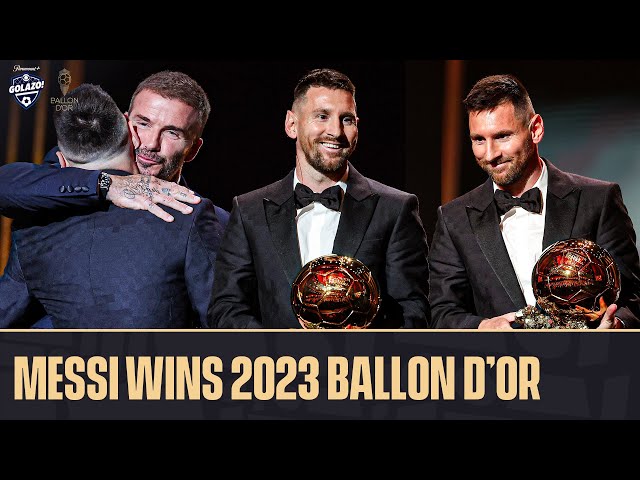 LIONEL MESSI WINS HIS 8TH BALLON D’OR 🐐 | CBS Sports Golazo