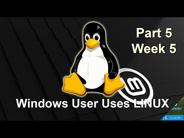 Windows Programmer Developing for LINUX?! - Windows User Tries Linux for 5 weeks!