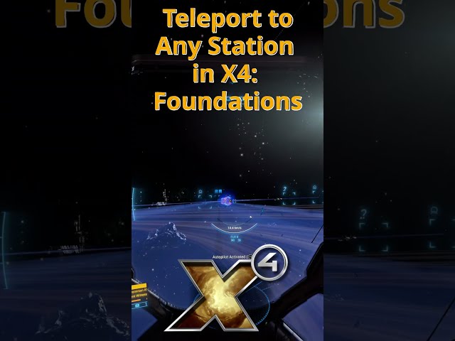 How to Teleport Anywhere in X4 Foundations the fast, quick and easy way tutorial