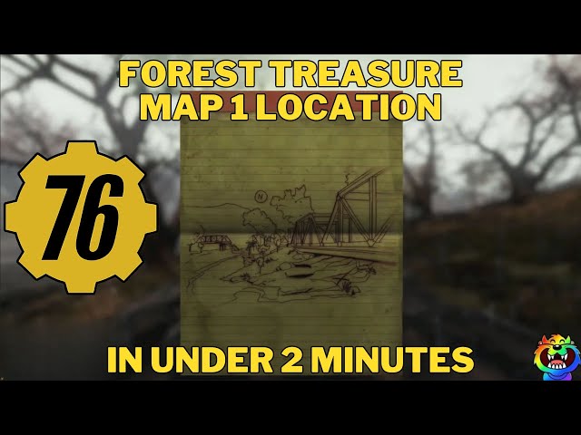 How to Find the Forest treasure Map 1 in #fallout76 #fallout76guide