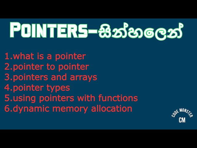 pointers in sinhala-all in one