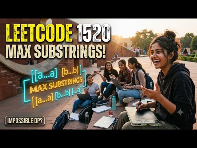 This HARD string problem looks like DP… but the real trick is GREEDY + intervals! 🤯