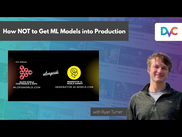 How to NOT get ML Models into Production - Ryan Turner Lightning Talk at MLOps World 2023