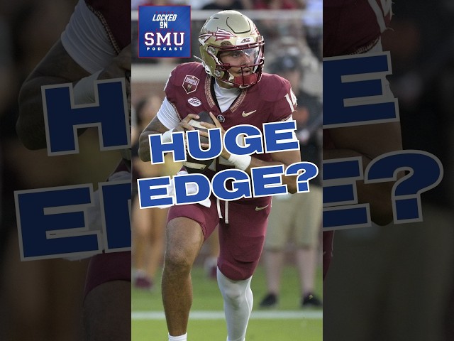 SMU has a HUGE ADVANTAGE at QB against Florida State #smufootball #ashtondaniels #kevinjennings