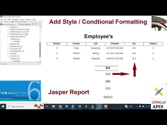 How to Create Style / Conditional Formatting in Jasper Report / Jasper Report Server | Mr Gactack