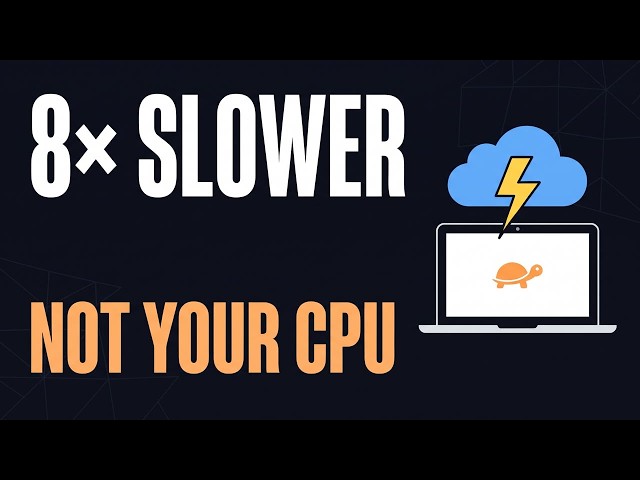 Why Local AI Models Are So Slow on Your Laptop (It's Not the CPU)