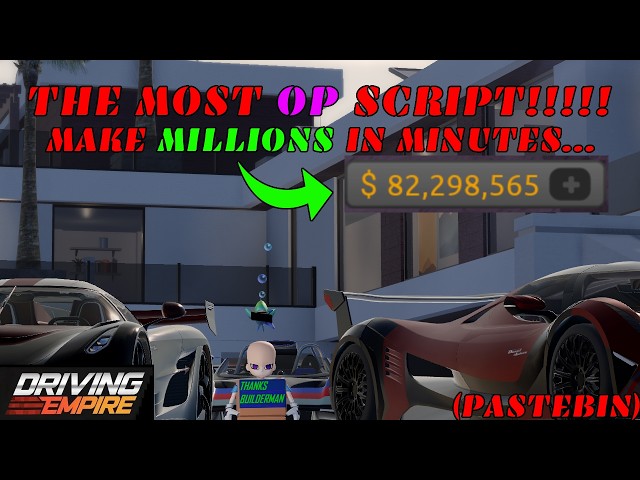 OP Delivery Script - DRIVING EMPIRE! Undetectable, Keyless, and FREE!