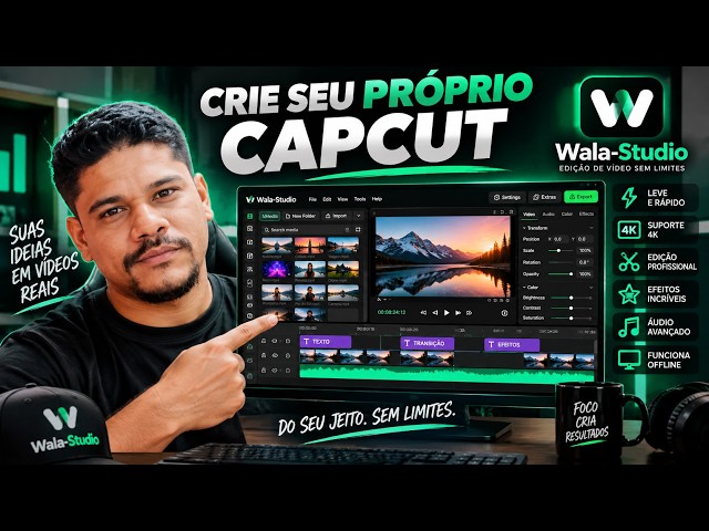 COMO CRIAR UM EDITOR DE VIDEO CAPCUT! 🚀 Como Criar editor de video  #como criar editor de video