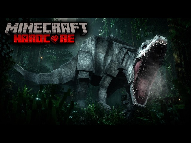 Surviving MInecraft's DEADLIEST Dinosaur Horror Mod... Indominus Rex