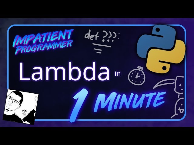 Python | Lambda in 1 Minute